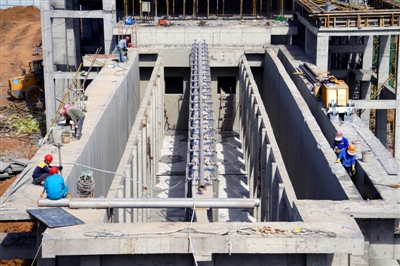 西寧市第六污水處理廠工程進入進水調(diào)試階段